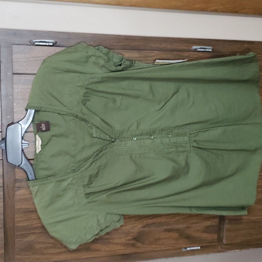 Ladies green top